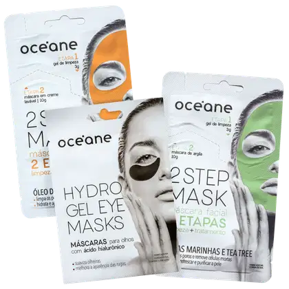 Imagem do produto Kit Océane 2 Step Mask Hydrogel Eye (4 Produtos)