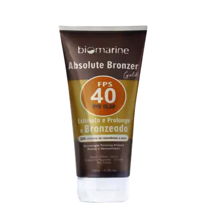Imagem do produto Biomarine Sun Marine FPS 40 Absolute Bronze - Protetor e Brozeador 150g