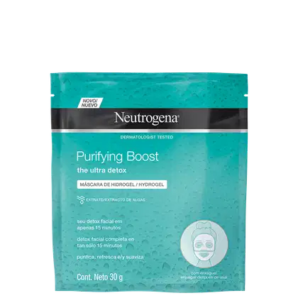 Imagem do produto Neutrogena Purifying Boost Hydrogel Recovery - Máscara Facial 30ml
