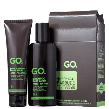 Imagem do produto Kit Go Fresh SOS Barbudos Tea Tree (2 produtos)