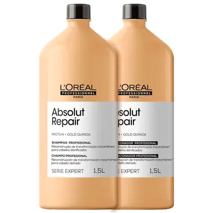 Imagem do produto Kit L'Oréal Professionnel Serie Expert Absolut Repair Gold Quinoa + Protein Salon Duo (2 Produtos)