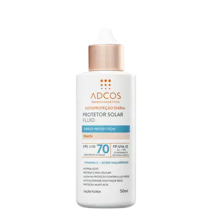 Imagem do produto Adcos Fotoproteção Diária Fluid Peach FPS 70 - Protetor Solar 50ml