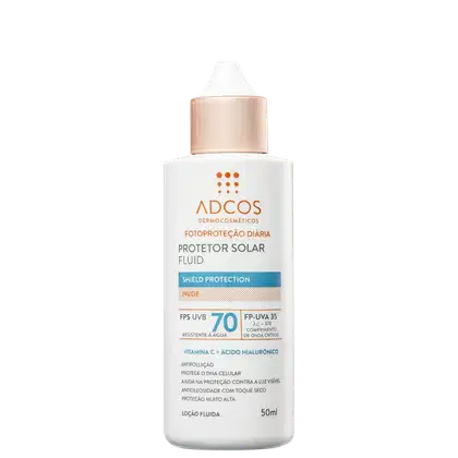 Imagem do produto Adcos Fotoproteção Diária Fluid Nude FPS 70 - Protetor Solar 50ml