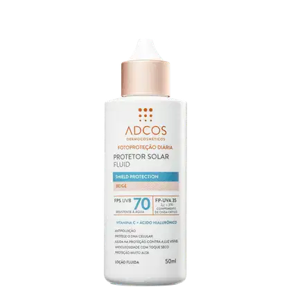 Imagem do produto Adcos Fotoproteção Diária Fluid Beige FPS 70 - Protetor Solar 50ml