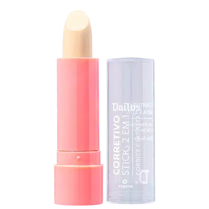 Imagem do produto Dailus Vegano Stick 2 em 1 D02 Claro - Corretivo em Bastão 3,5g