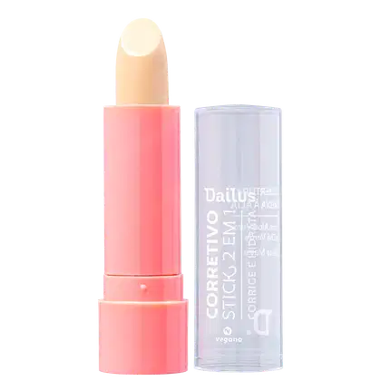 Imagem do produto Dailus Vegano Stick 2 em 1 D03 Claro - Corretivo em Bastão 3,5g