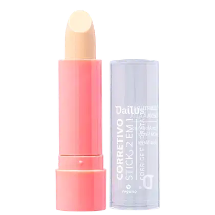 Imagem do produto Dailus Vegano Stick 2 em 1 D04 Claro - Corretivo em Bastão 3,5g