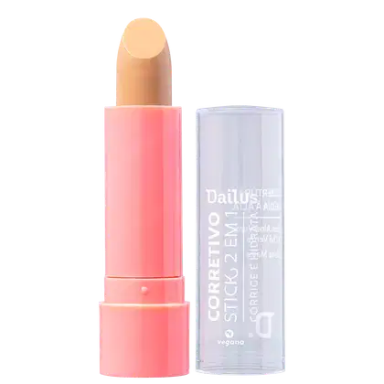 Imagem do produto Dailus Vegano Stick 2 em 1 D07 Médio - Corretivo em Bastão 3,5g