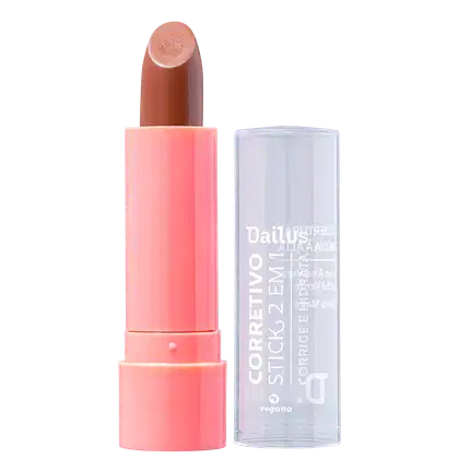 Imagem do produto Dailus Vegano Stick 2 em 1 D12 Escuro - Corretivo em Bastão 3,5g