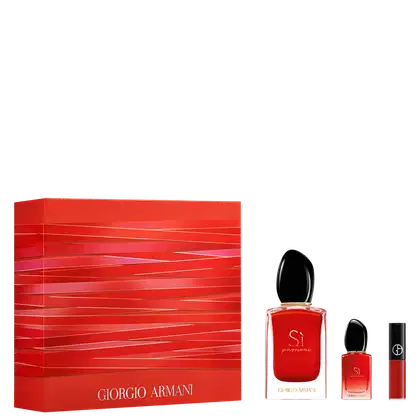 Imagem do produto Conjunto Sì Passione Giorgio Armani Feminino - Eau de Parfum 50ml + Eau de Parfum 7ml + Batom