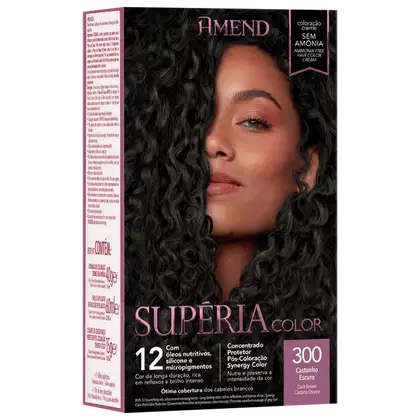 Imagem do produto Amend Supéria Color 300 Castanho Escuro - Tonalizante