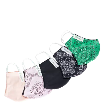 Imagem do produto Kit Orgânica Máscaras de Proteção Sortidas (5 Unidades)