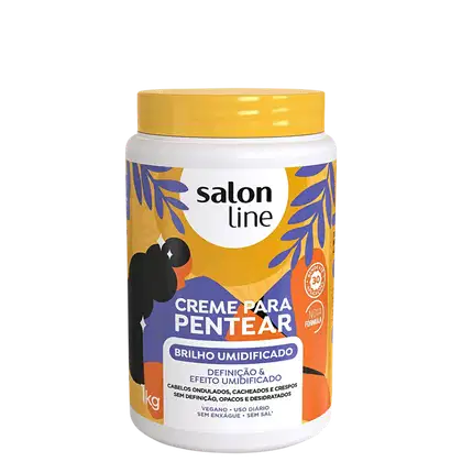 Imagem do produto Salon Line Brilho Umidificado - Creme de Pentear 1000g