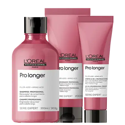 Imagem do produto Kit L'Oréal Professionnel Pro Longer Preenchimento de Pontas Cabelos Finos (3 Produtos)