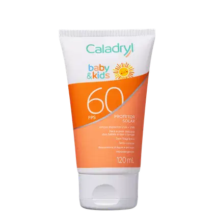 Imagem do produto Caladryl Baby & Kids FPS 60 - Protetor Solar 120ml