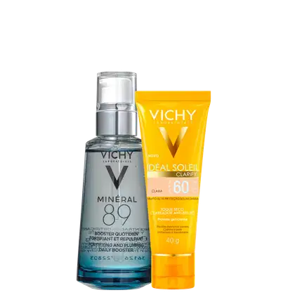 Imagem do produto Kit Vichy Minéral 89 + Idéal Soleil Clarify FPS 60 Clara (2 Produtos)