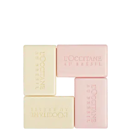 Imagem do produto Kit L'Occitane au Brésil Vivre Jeito Leve & Alegria Contagiante - Sabonete em Barra 4x75g