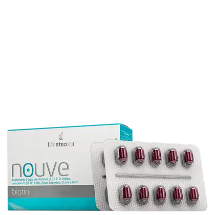 Imagem do produto Mantecorp Nouve Biotin - Suplemento Vitamínico (30 cápsulas)