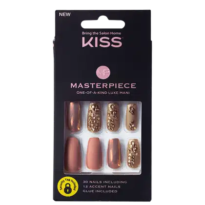 Imagem do produto Kiss New York Masterpiece Treasure You - Unhas Postiças (30 Unidades)