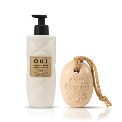 Imagem do produto O.U.i Kit L’Amour-Esse 142 - Loção 400ml + Sabonete Barra 190g