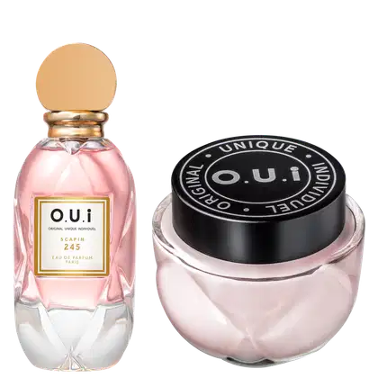 Imagem do produto Conjunto Scapin 245 O.U.i Feminino - Eau de Parfum 75ml + Hidratante Desodorante Corporal 200g