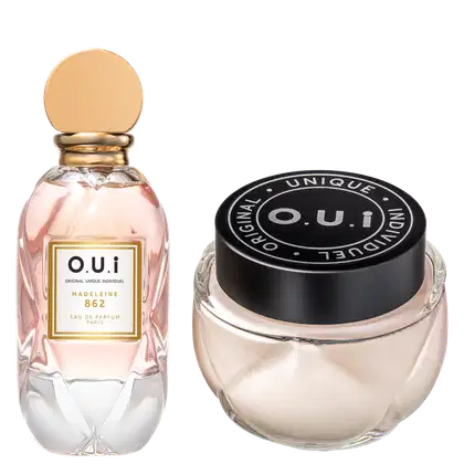 Imagem do produto Conjunto Madeleine 862 & L’Amour-Esse 142 O.U.i Feminino - Eau de Parfum 75ml + Hidratante Corporal 200g