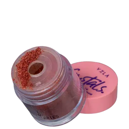 Imagem do produto Vizzela Cosméticos Ecobrilho Crystals Pedra dos Signos Áries - Pigmento 1,5g