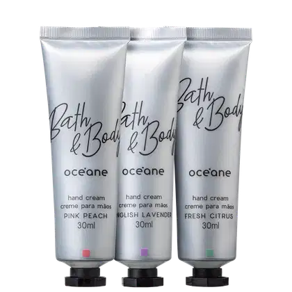 Imagem do produto Kit Océane Bath & Body Hand Cream (3 Produtos)