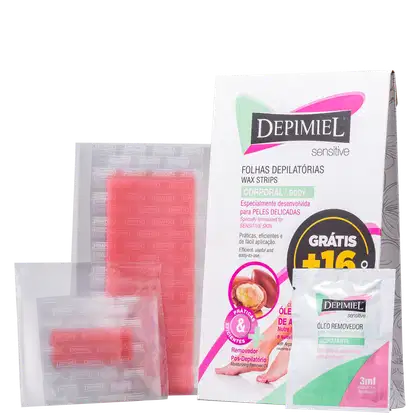 Imagem do produto Kit Depimiel Sensitive Depilatório (3 Produtos)