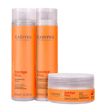Imagem do produto Kit Cadiveu Professional Essentials Bye Bye Frizz Nutrição (3 Produtos)