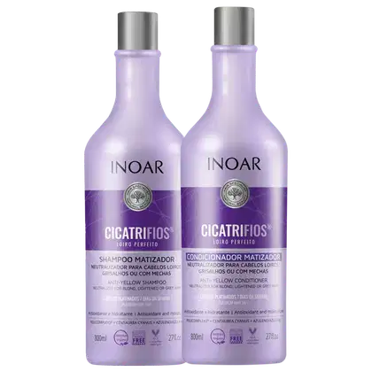 Imagem do produto Kit Inoar Cicatrifios Loiro Perfeito (2 Produtos)
