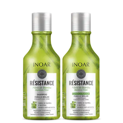 Imagem do produto Kit Inoar Résistance Fibra de Bambu Duo (2 Produtos)