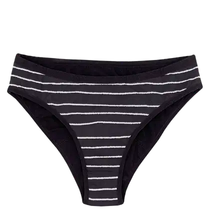 Imagem do produto Korui Bela Gil Branca e Preta - Calcinha Absorvente XGG