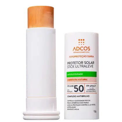 Imagem do produto Adcos Fotoproteção Diária Stick Ultraleve FPS 50 Beige - Protetor Solar Facial 12g