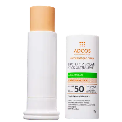 Imagem do produto Adcos Fotoproteção Diária Stick Ultraleve FPS 50 Peach - Protetor Solar Facial 12g