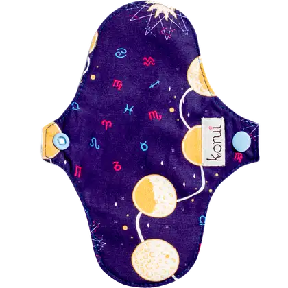 Imagem do produto Korui com Abas Astral Azul Marinho - Protetor de Calcinha