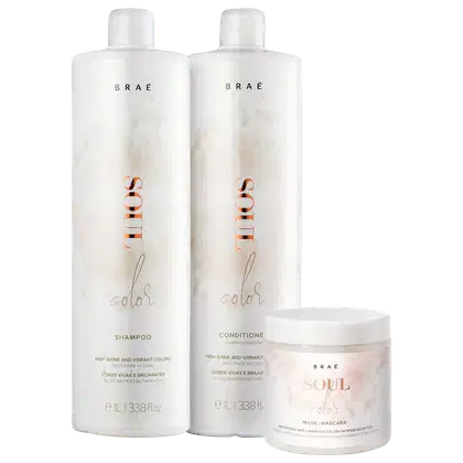 Imagem do produto Kit BRAÉ Soul Color Treatment Salon (3 produtos)