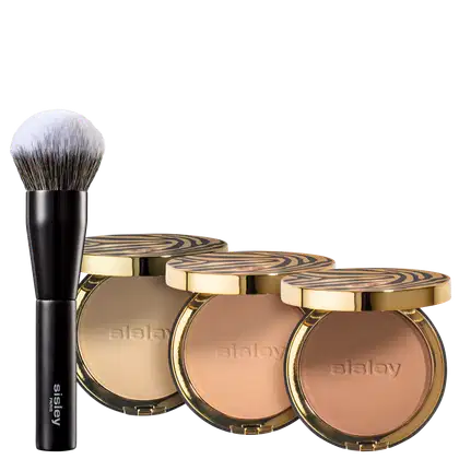 Imagem do produto Kit Sisley Phyto-Poudre Compacte & Powder Brush (4 Produtos)
