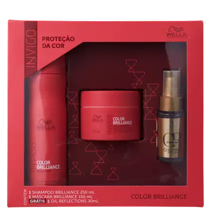 Imagem do produto Kit Wella Professionals Invigo Color Brilliance Oil Reflections (3 Produtos)