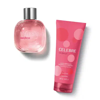 Imagem do produto Combo Celebre Sua Força Feminino: Desodorante Colônia 100ml + Loção Corporal 200ml
