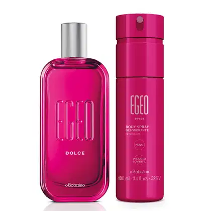 Imagem do produto Combo Egeo Dolce: Desodorante Colônia 90ml + Body Spray 100ml