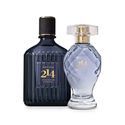 Imagem do produto Combo Botica 214 Verano en Firenze: Eau de Parfum Feminino 75ml + Eau de Parfum Masculino 90ml