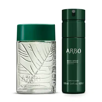Imagem do produto Combo Presente Arbo: Desodorante Colônia 100ml + Body Spray Desodorante 100ml