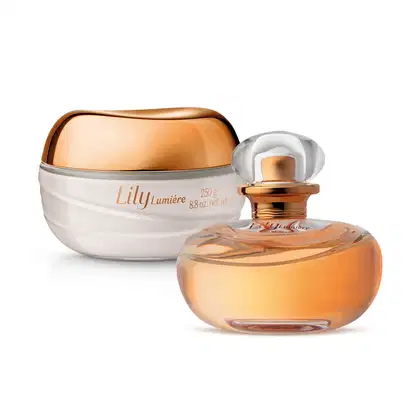 Imagem do produto Kit o Boticário Lily Lumière - Eau De Parfum 30ml + Creme Acetinado Hidratante Desodorante Corporal 250g