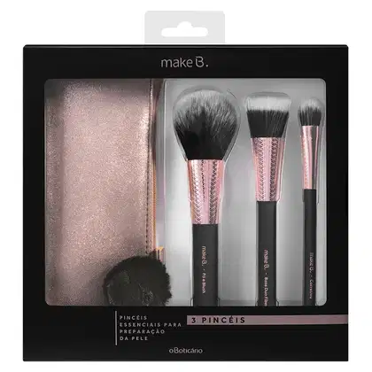 Imagem do produto Kit de Pincéis para Pele o Boticário Make B. (4 Produtos) - DSC