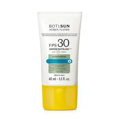 Imagem do produto Protetor Solar Facial Antioleosidade FPS30 BOTI.SUN Acqua Fluido 40ml