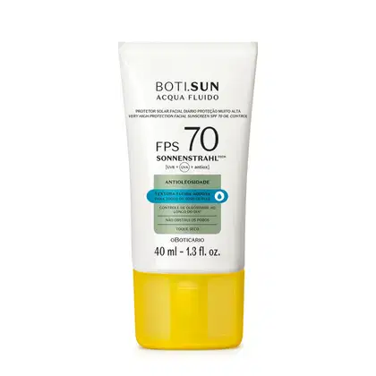 Imagem do produto Protetor Solar Facial Antioleosidade FPS70 Boti.Sun Acqua Fluido 40ml