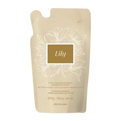 Imagem do produto Refil Creme Acetinado Hidratante Desodorante Corporal Lily 250g