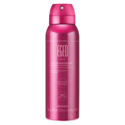 Imagem do produto Desodorante Antitranspirante Aerosol Egeo Dolce 75g/125ml