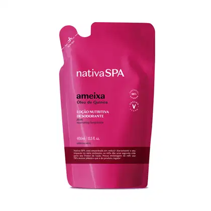 Imagem do produto Refil Loção Desodorante Hidratante Corporal Nativa SPA Ameixa 400ml